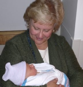 Sue Hickman with her Grandson, Ryker